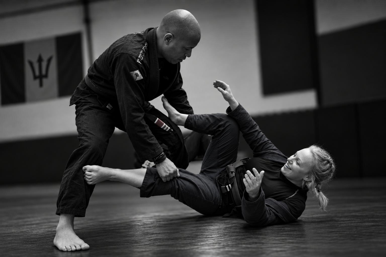 Brazilian Jiu Jitsu training at Trident
