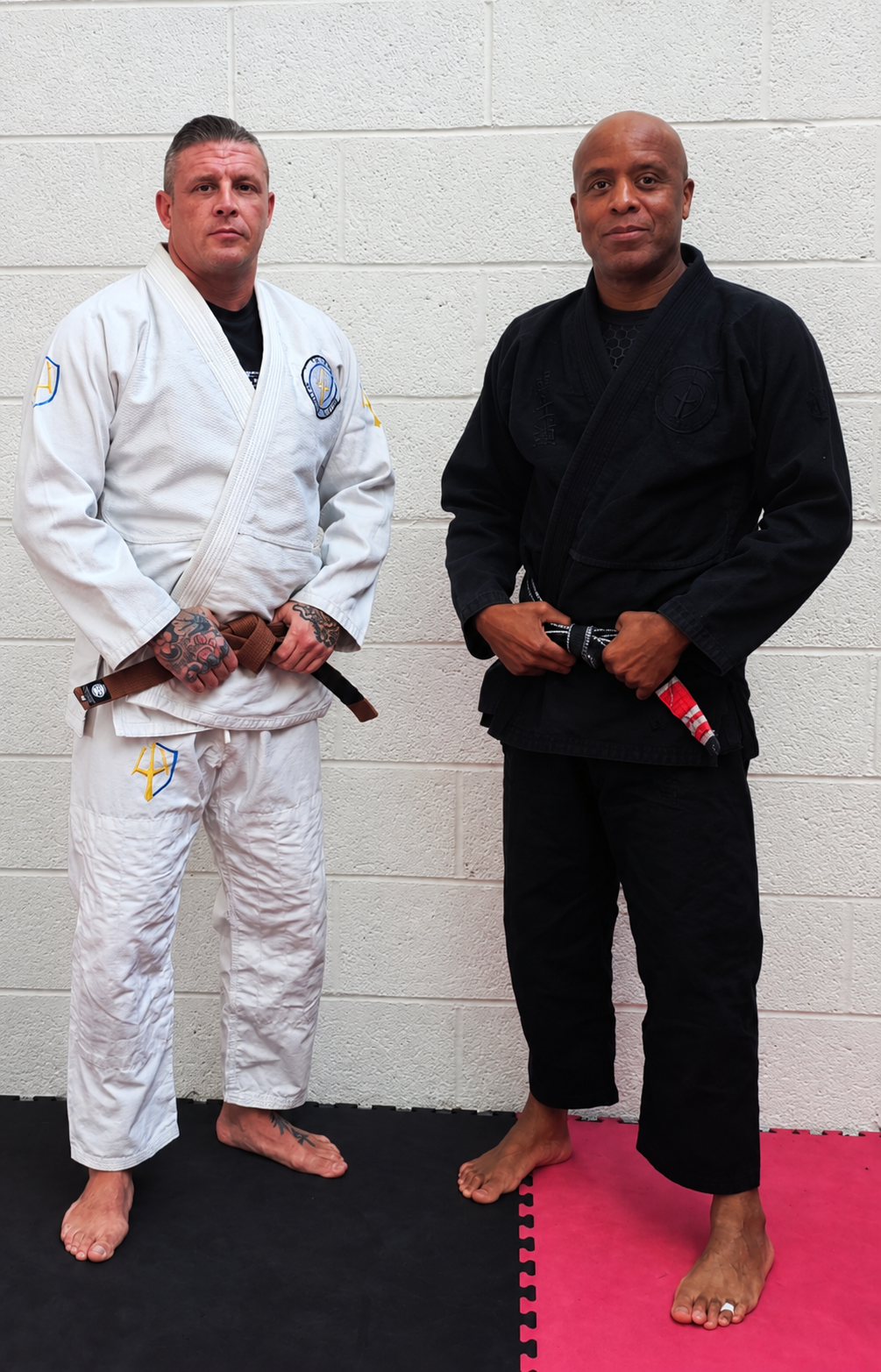Professor Pat Reeves and Paul Sheeran, Trident Brazilian Jiu Jitsu